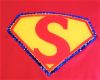 Kids Costumes to Hire - SuperGirl - RED shirt & blue Tutu (Age 6-7)